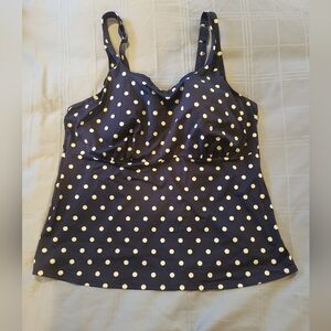 Lands End bathing suit with extra top 20W